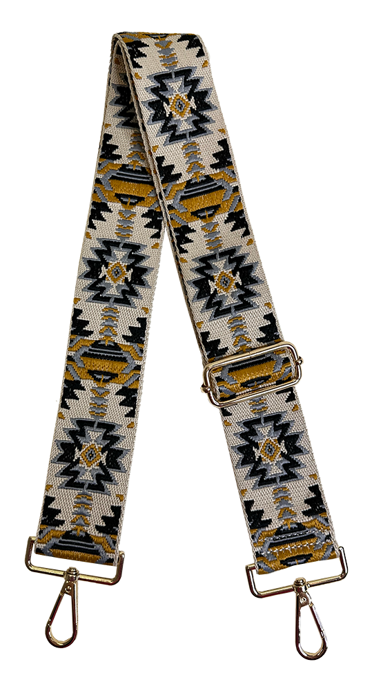 2" "Tribal" Embroidered Bag Strap-ASSORTED