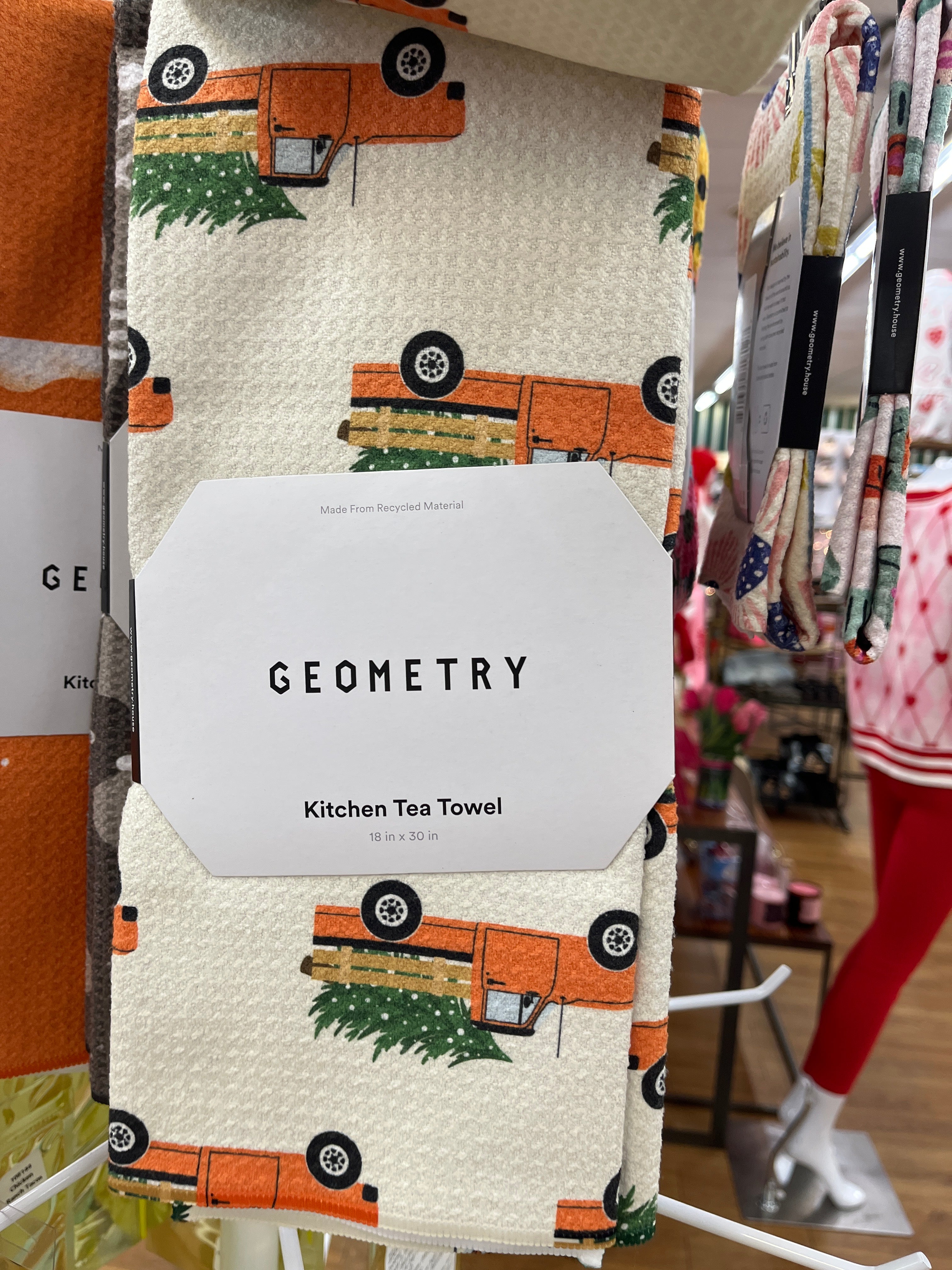 KITCHEN TEA TOWEL - CHRISTMAS RIDE