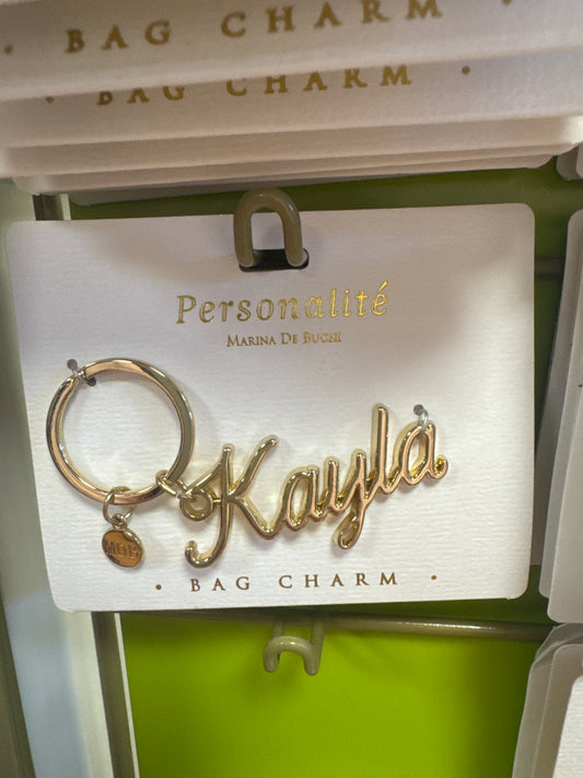 BAG CHARM KEYCHAIN - KAYLA