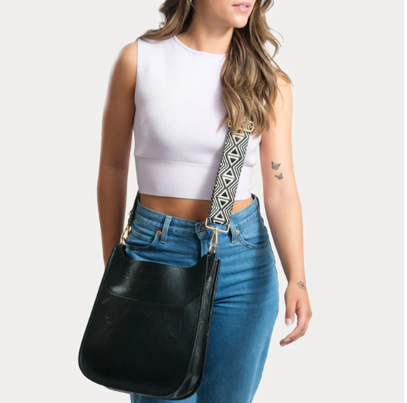 VEGAN Leather Classic Messenger-NO STRAP ATTACHED-ASSORTED