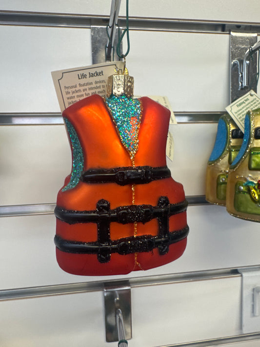 CHRISTMAS ORNAMENT - LIFE JACKET
