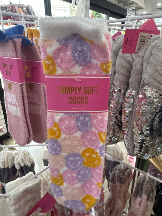 FUZZY SOCKS - SMILE