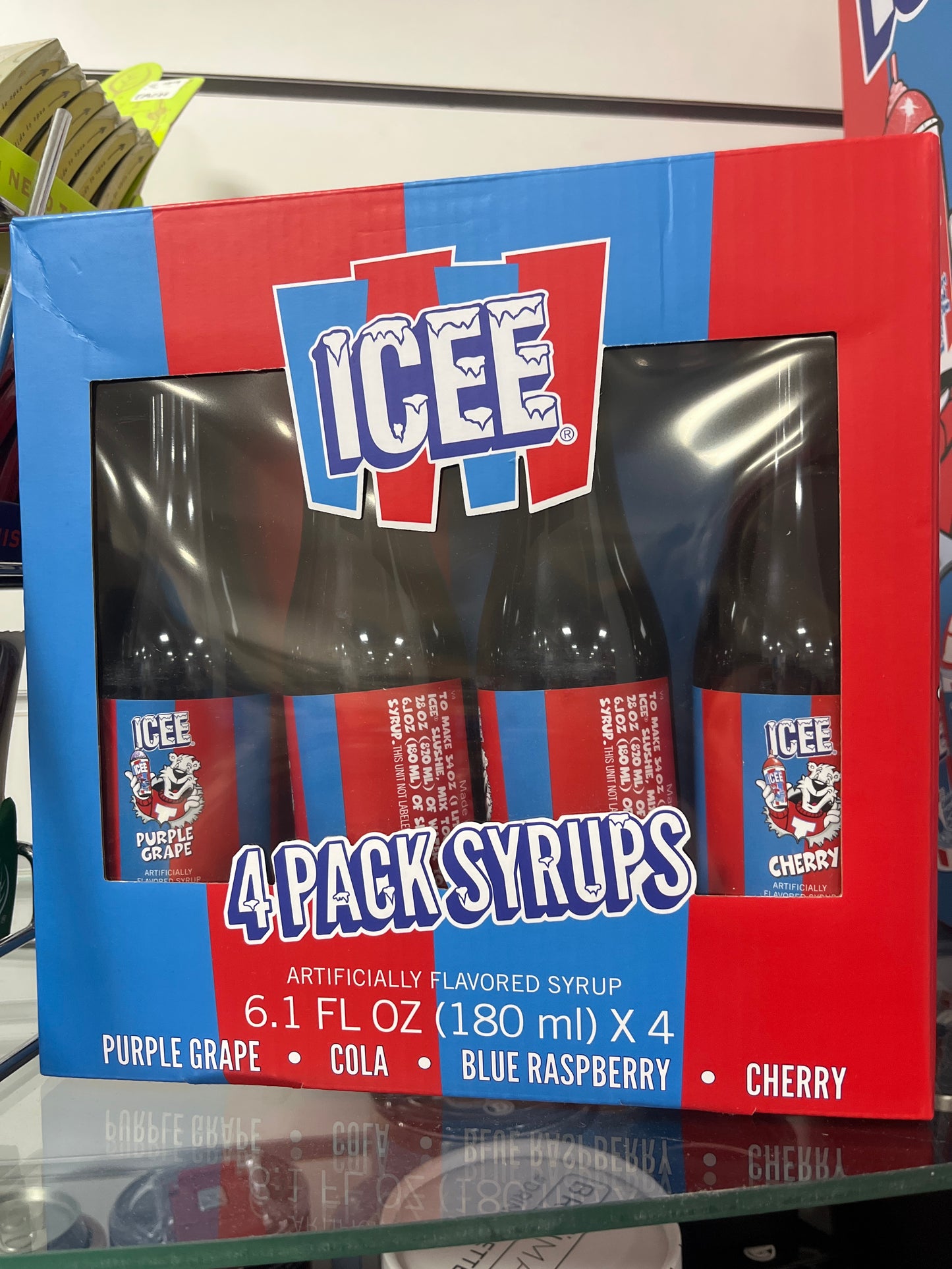 ICEE 4 PACK SYRUPS