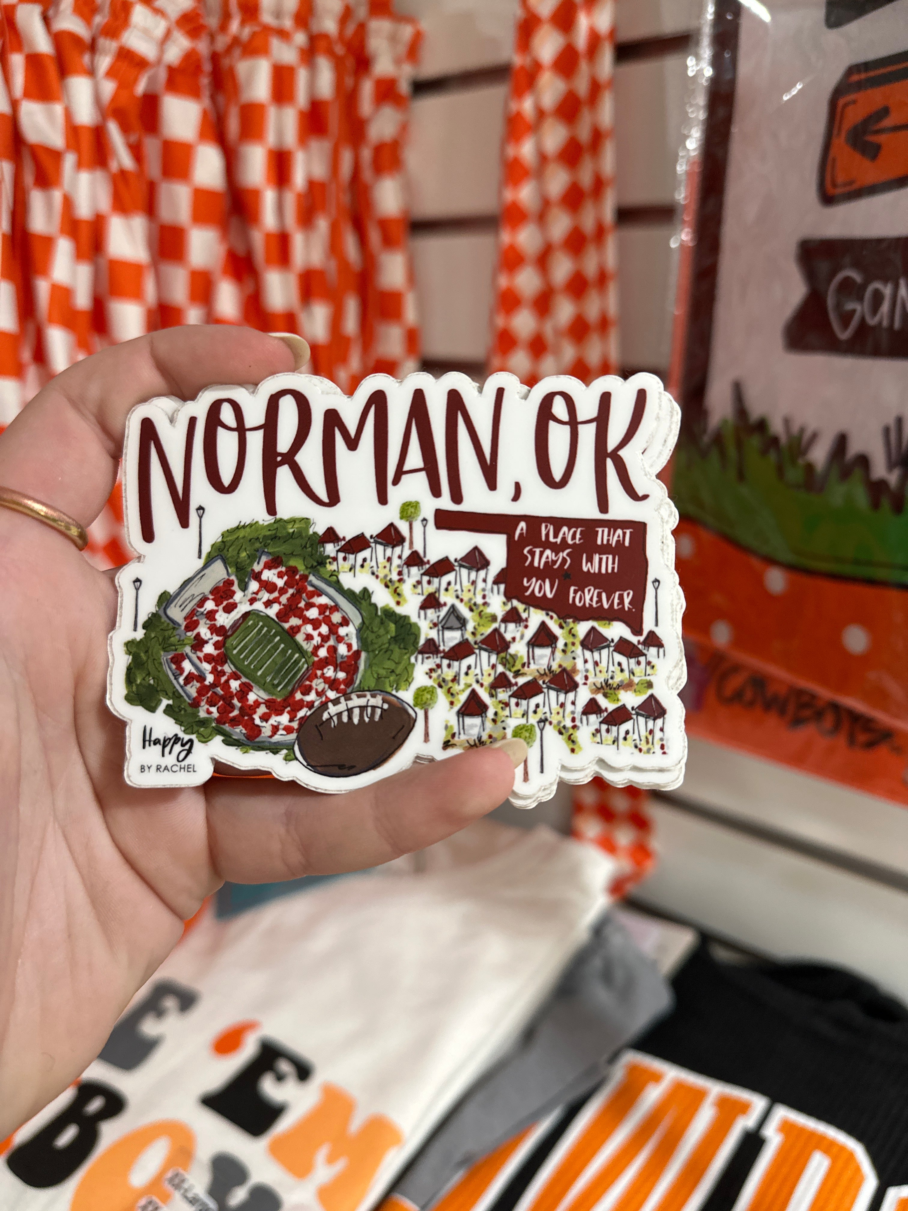 NORMAN, OKLAHOMA STICKER