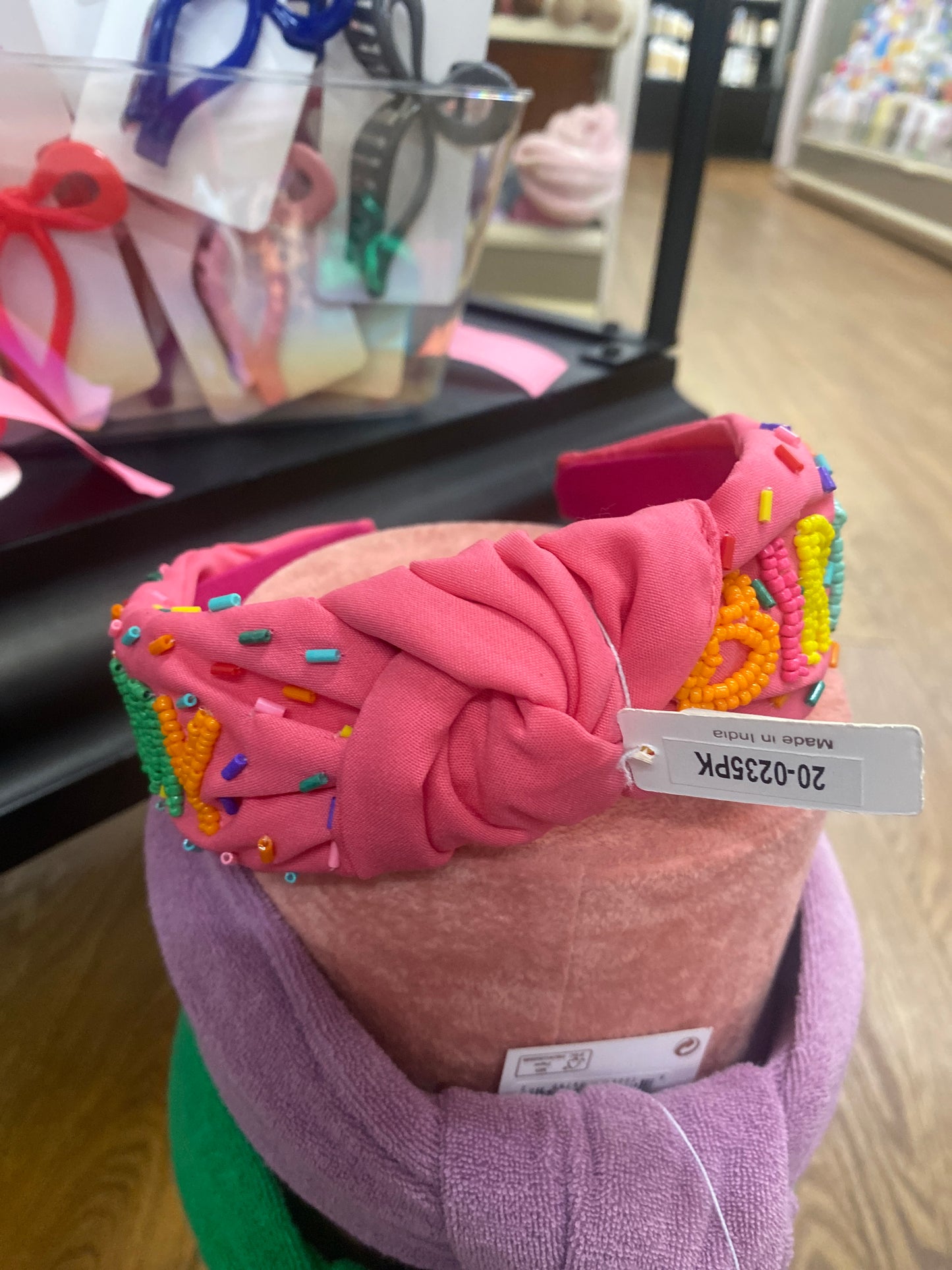 PINK - HAPPY BIRTHDAY HEADBAND