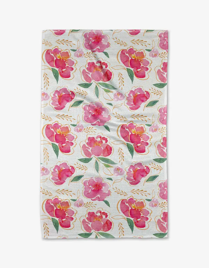 GEOMETRY TEA TOWEL - FLORALS