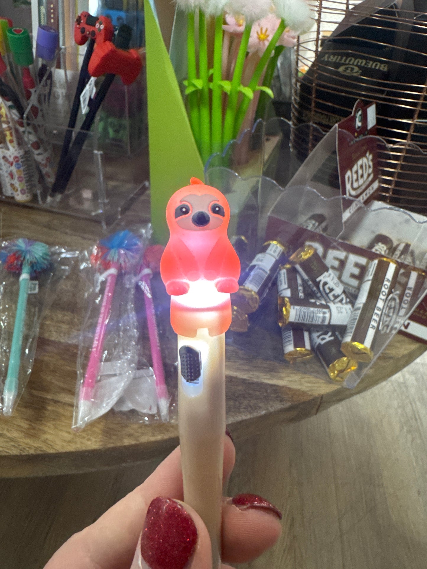 SLOTH LIGHT UP PEN