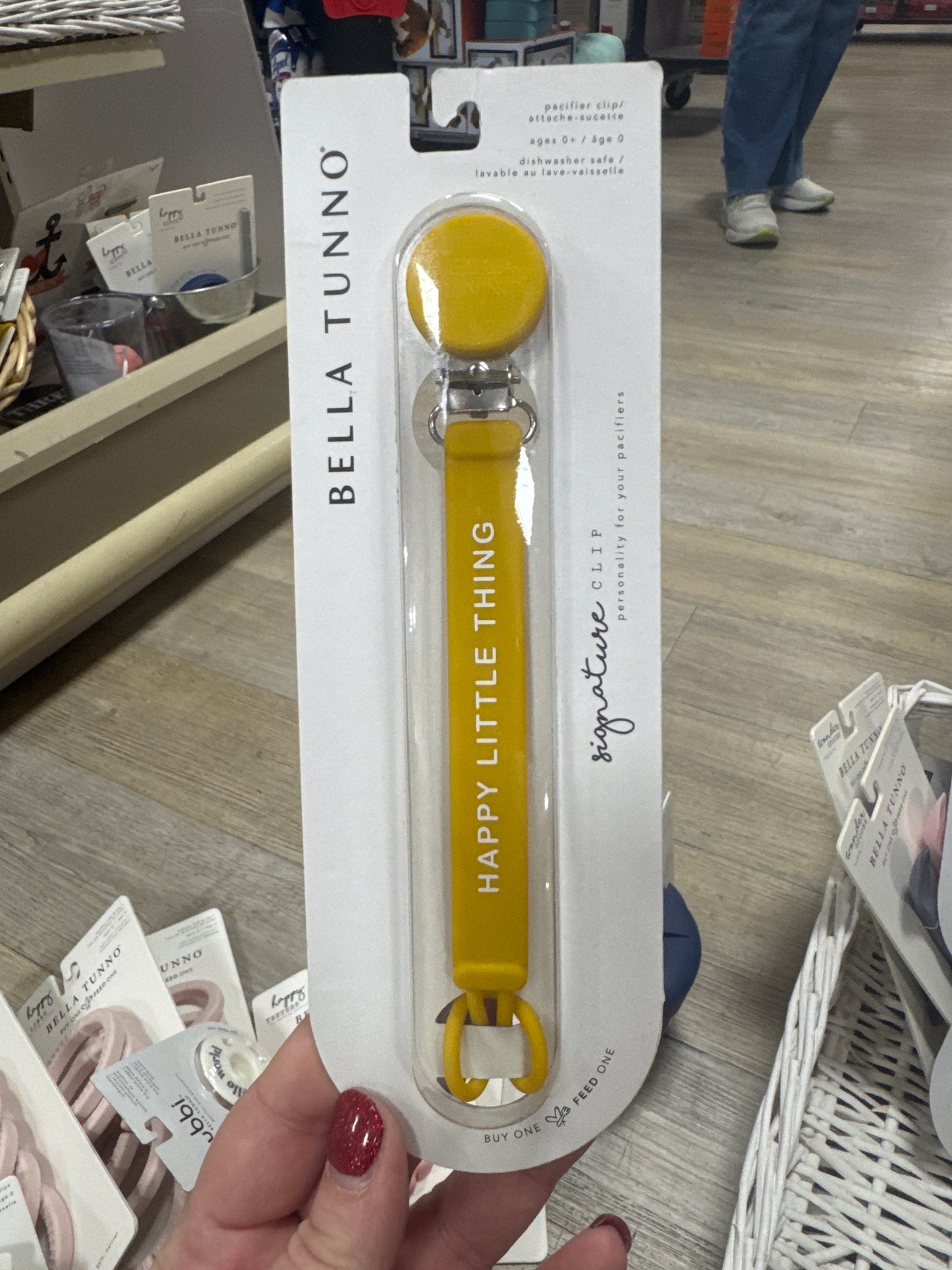 PACIFIER CLIP - HAPPY LITTLE THING