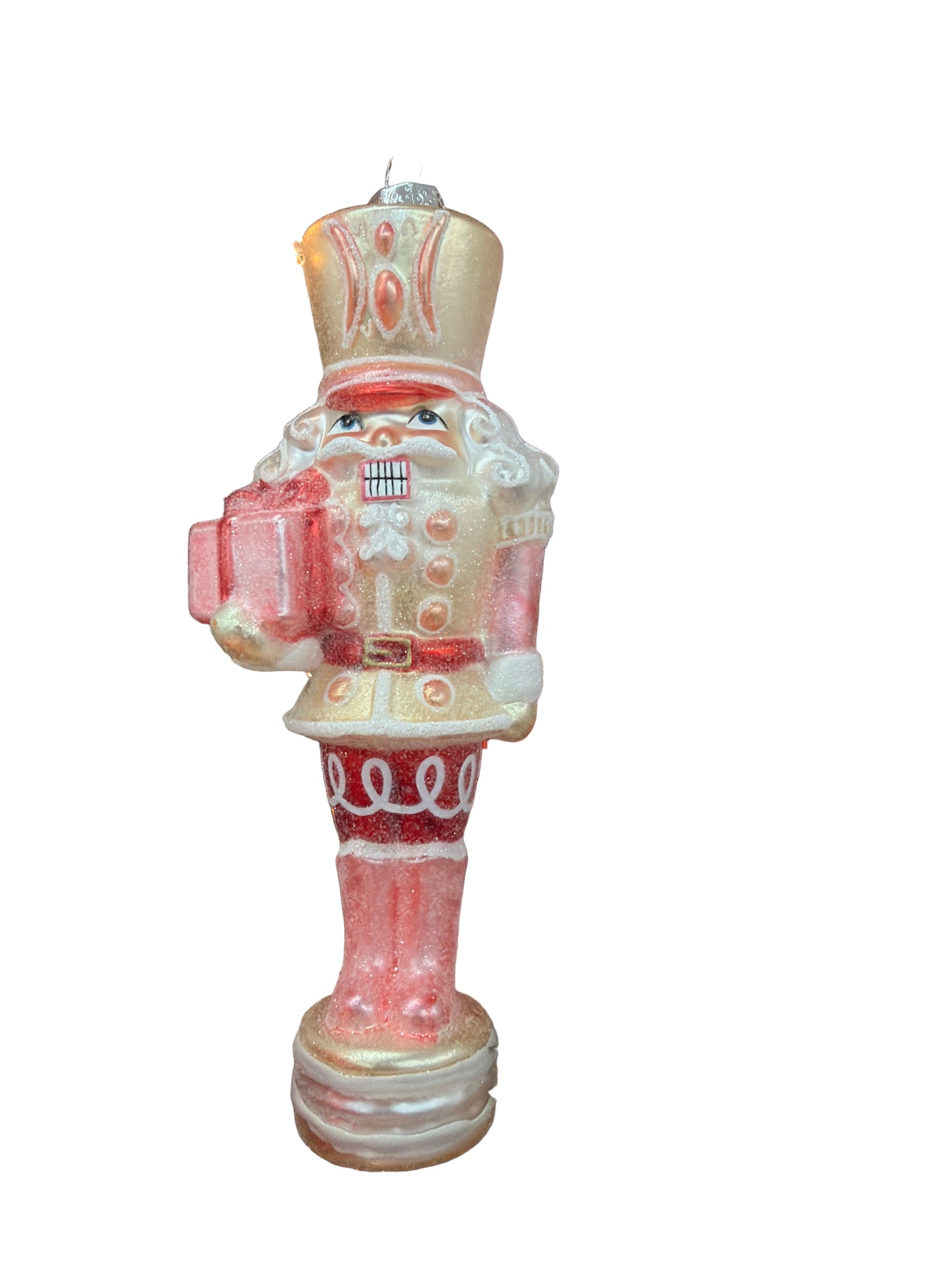 RAZ ORNAMENT-SPARKLY NUTCRACKER