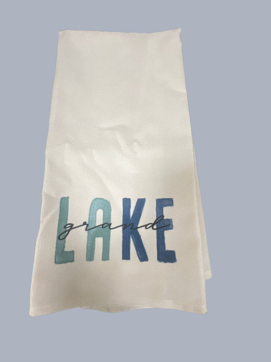 GRAND LAKE TEA TOWEL