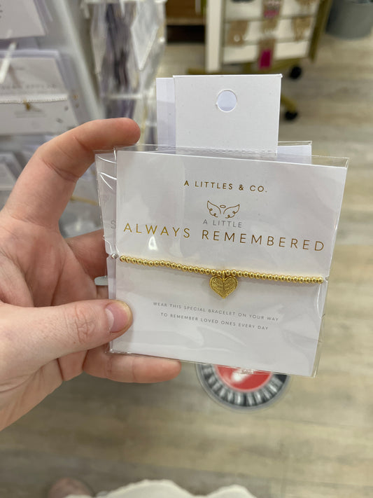 A LITTLE ALWAYS REMEMBERED BRACELET