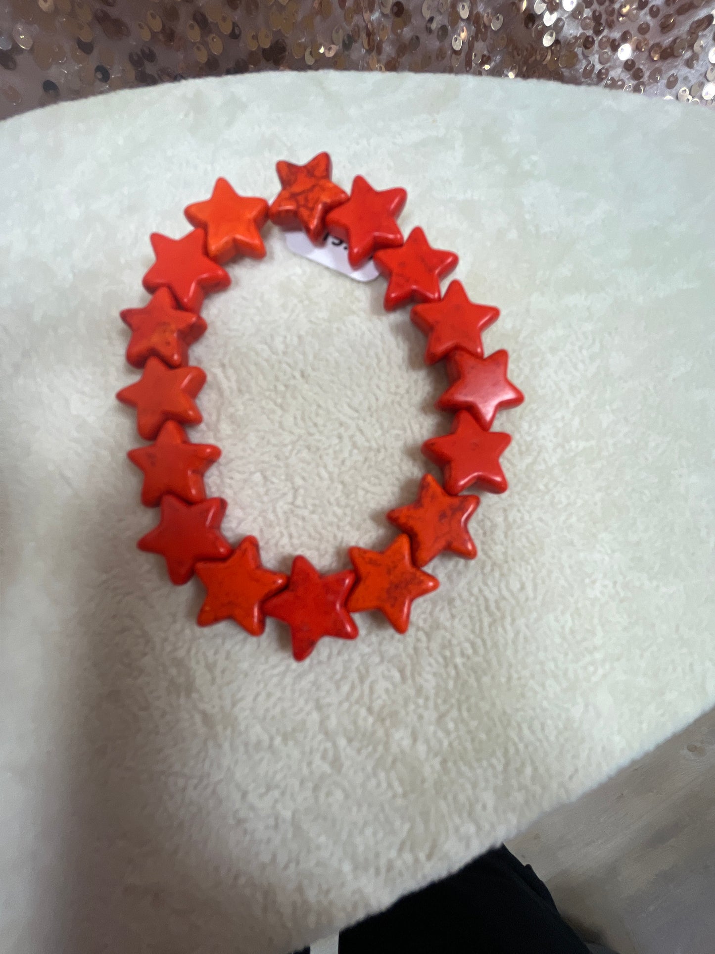 STAR BEADED STRETCHABLE BRACELET