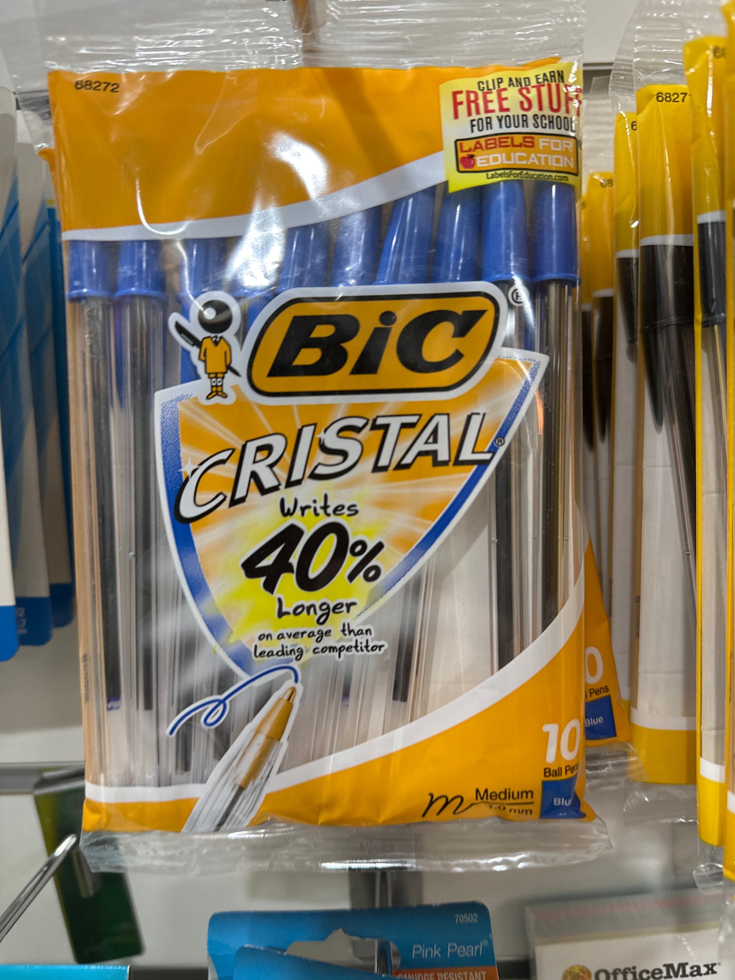 BIC CRISTAL PEN BLU 10PK
