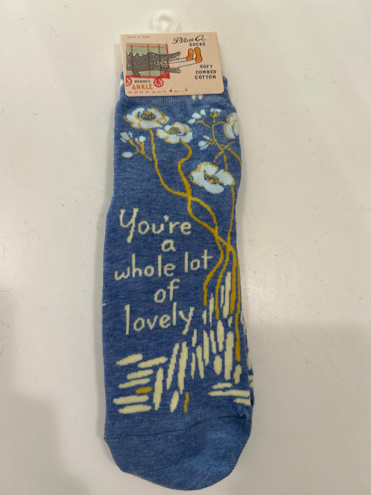 YOU’RE A WHOLE OOT OF LOVELY SOCKS