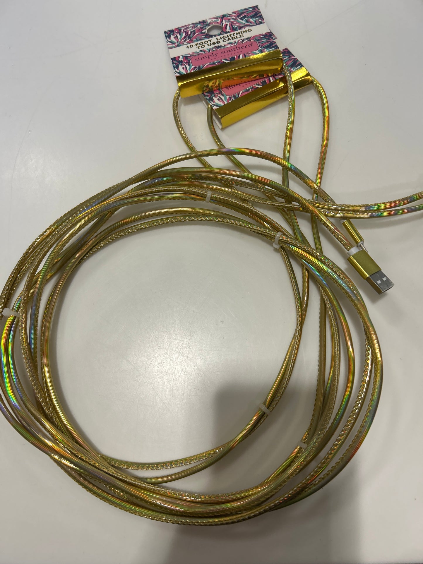 10 FOOT CORD HOLO GOLD
