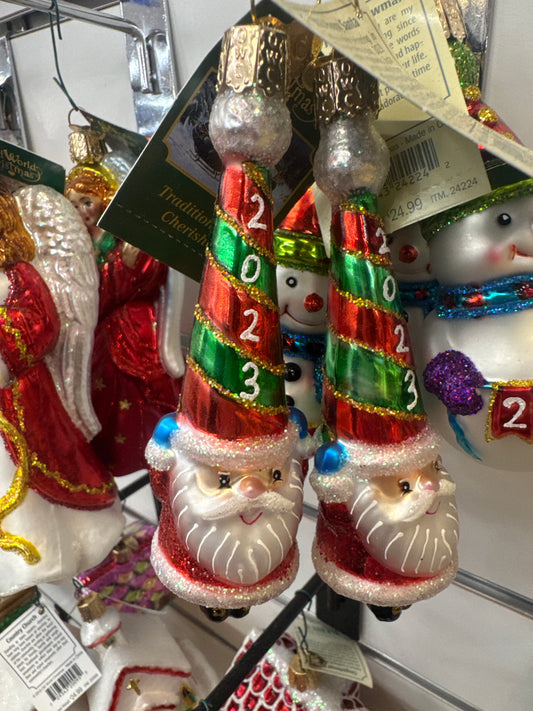 CHRISTMAS ORNAMENT - 2023 HAPPY SANTA