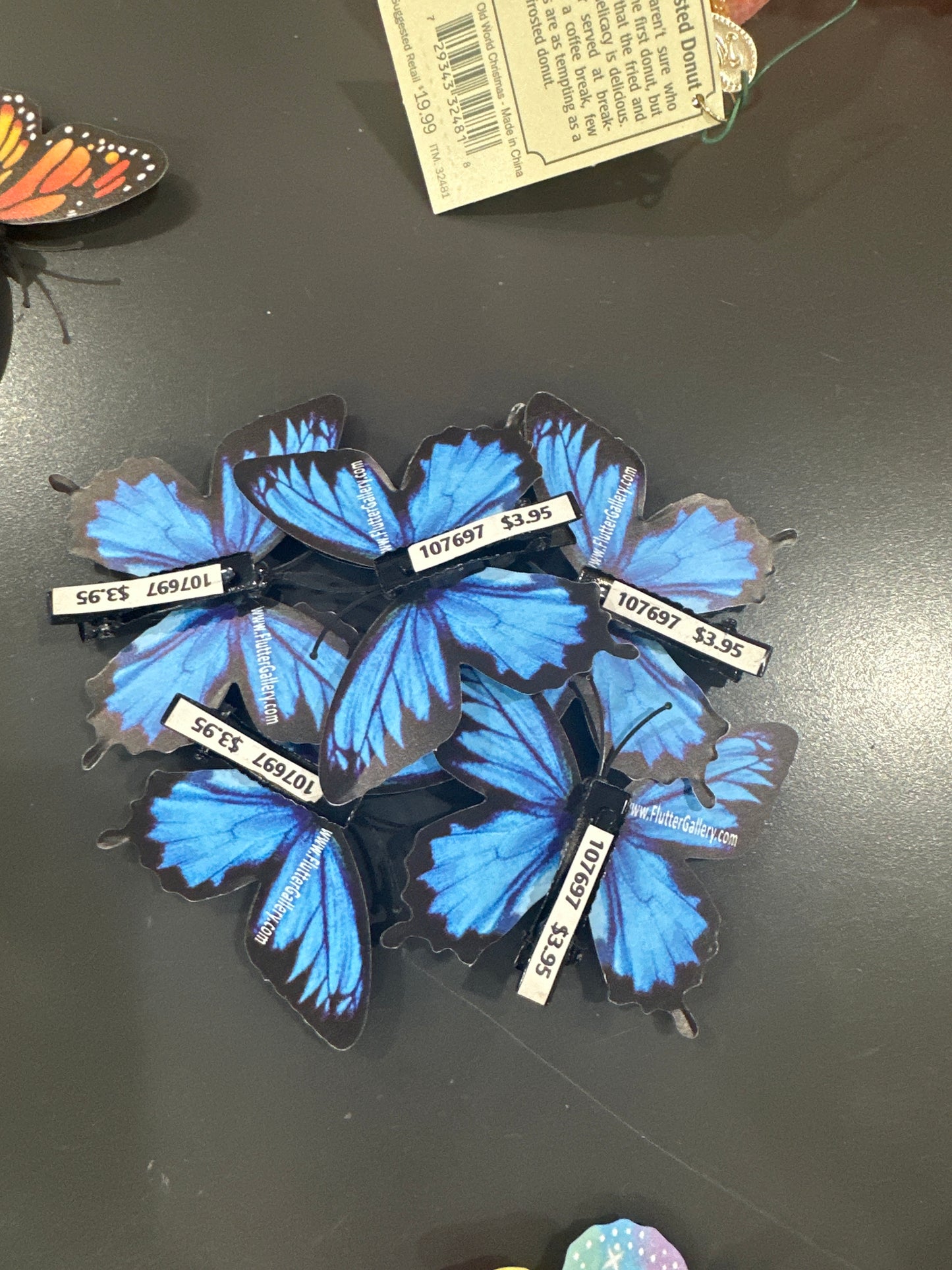 CLIP ON BUTTERFLY - SMALL