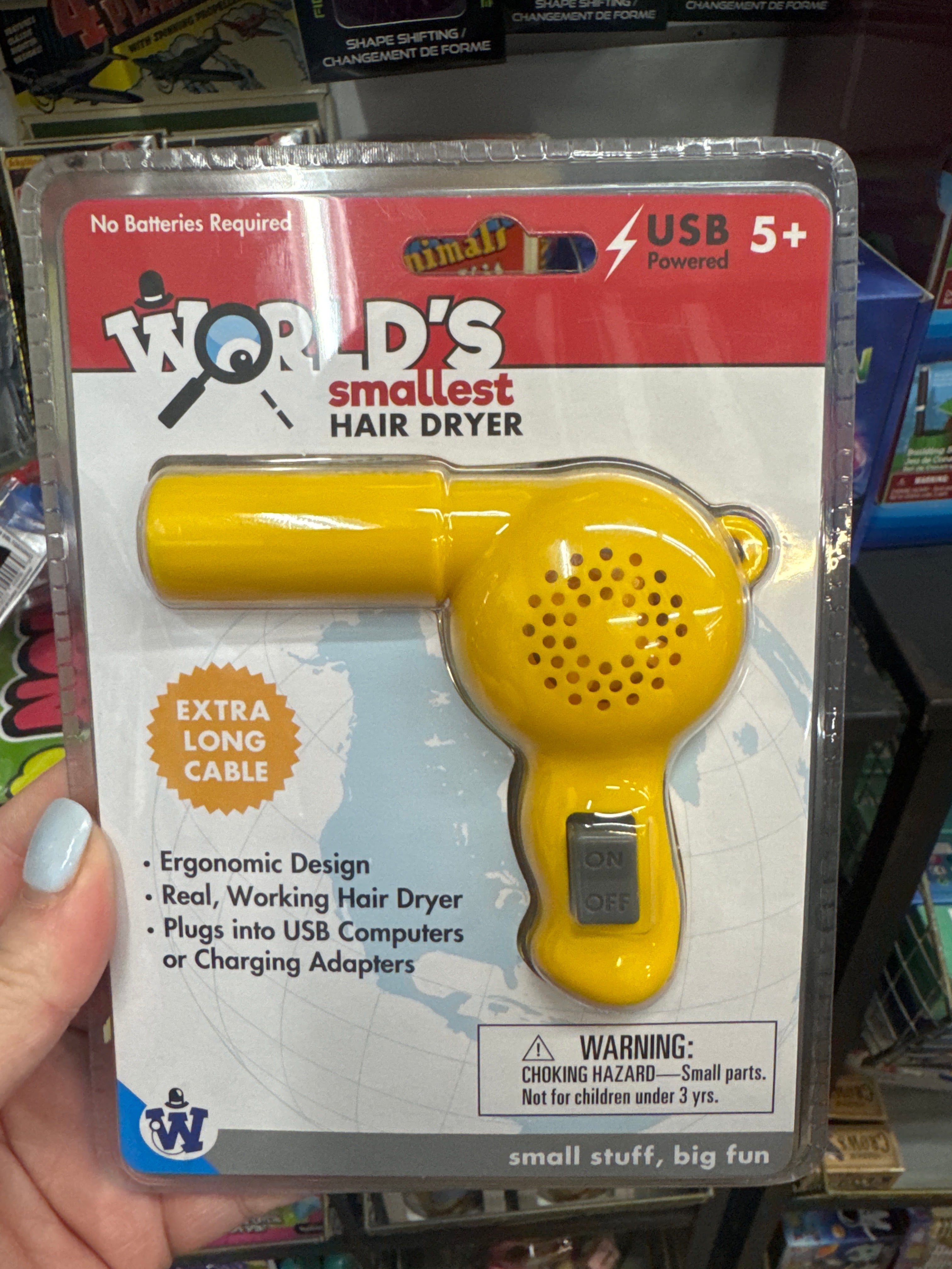 WORLDS SMALLEST HAIR DRYER