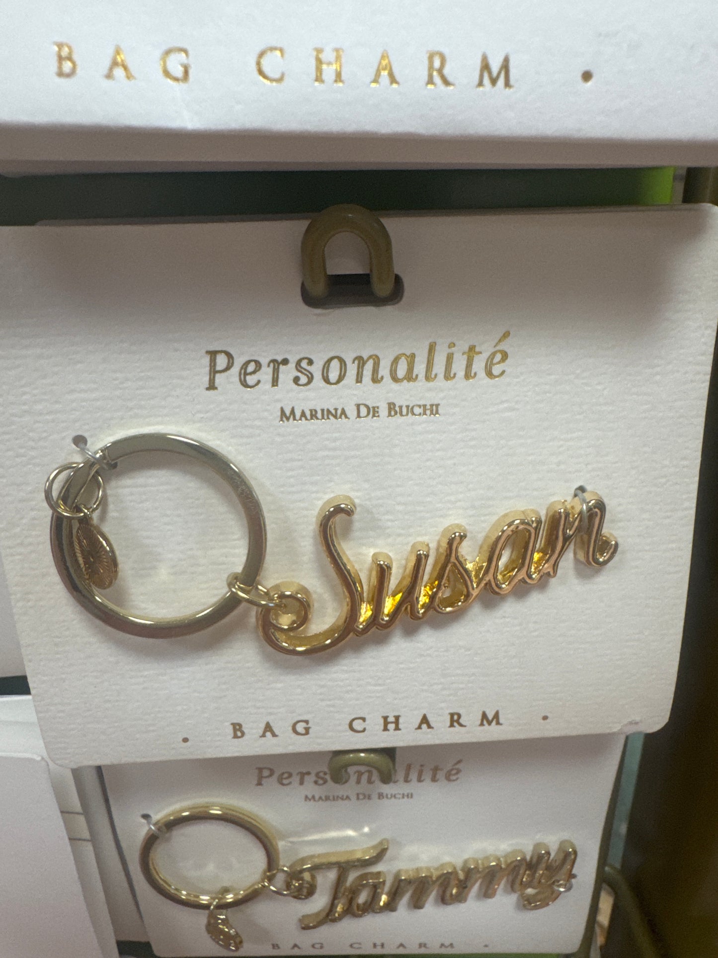 BAG CHARM KEYCHAIN - SUSAN