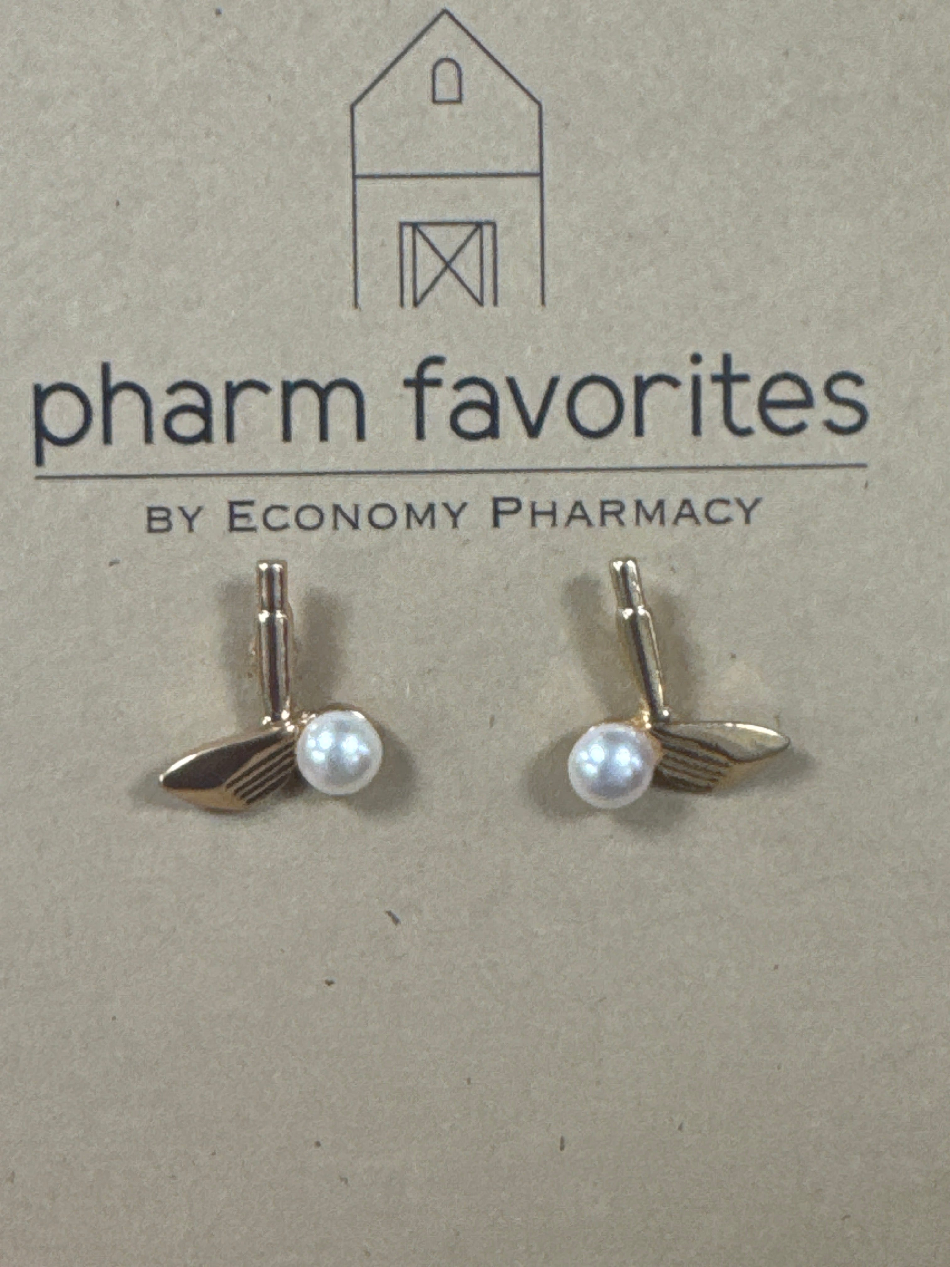 GOLF CLUB W/BALL EARRINGS