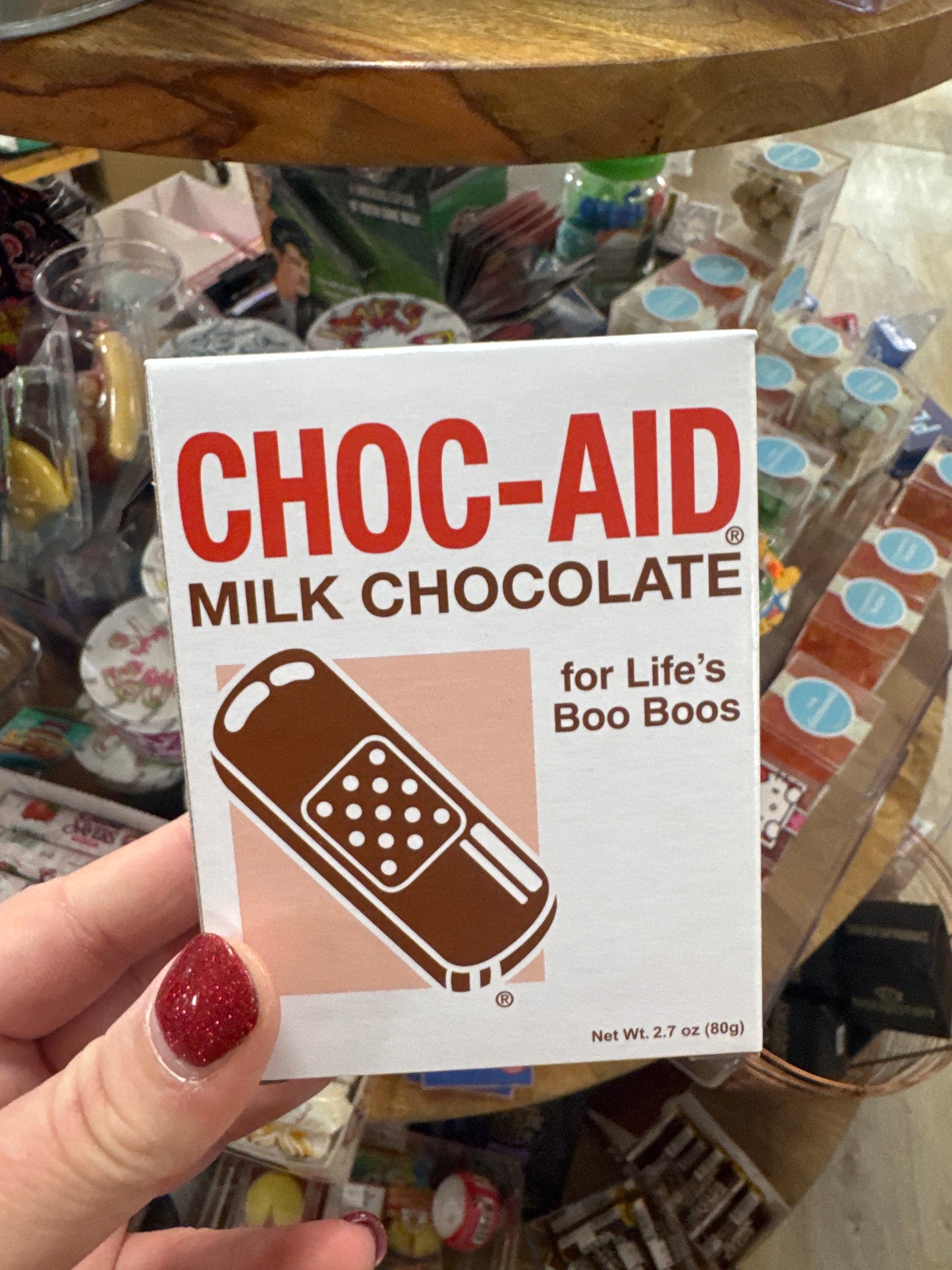 CHOC-AID MILK CHOCOLATE BANDAIDS