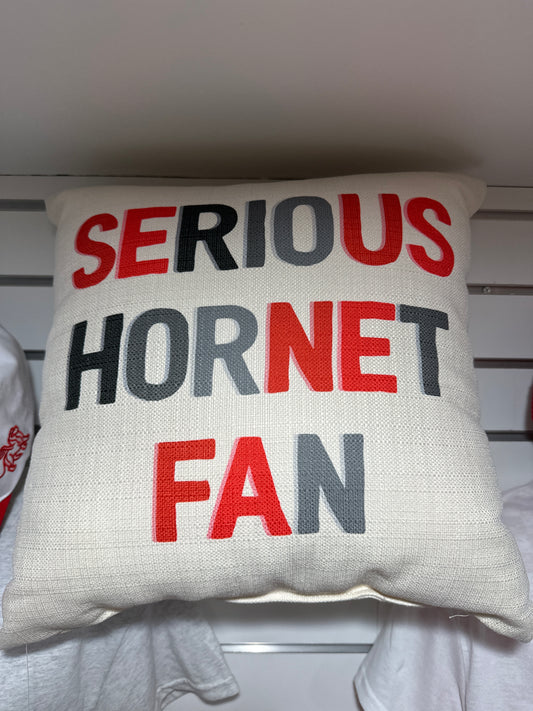 SERIOUS HORNET FAN PILLOW