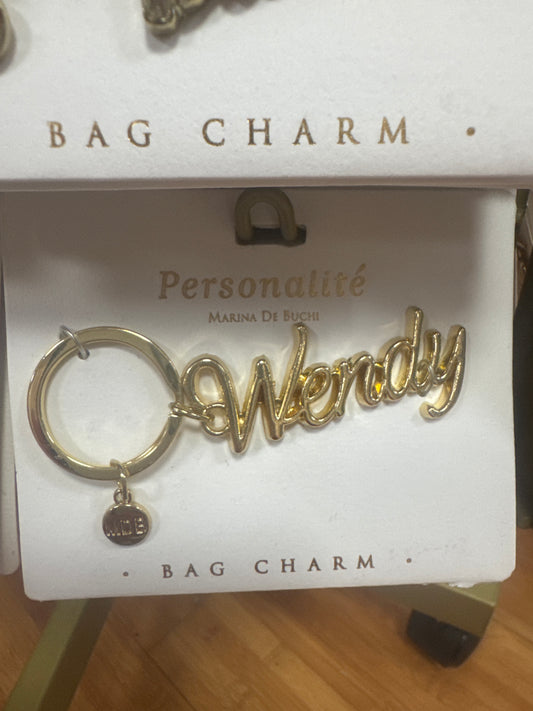 BAG CHARM KEYCHAIN - WENDY