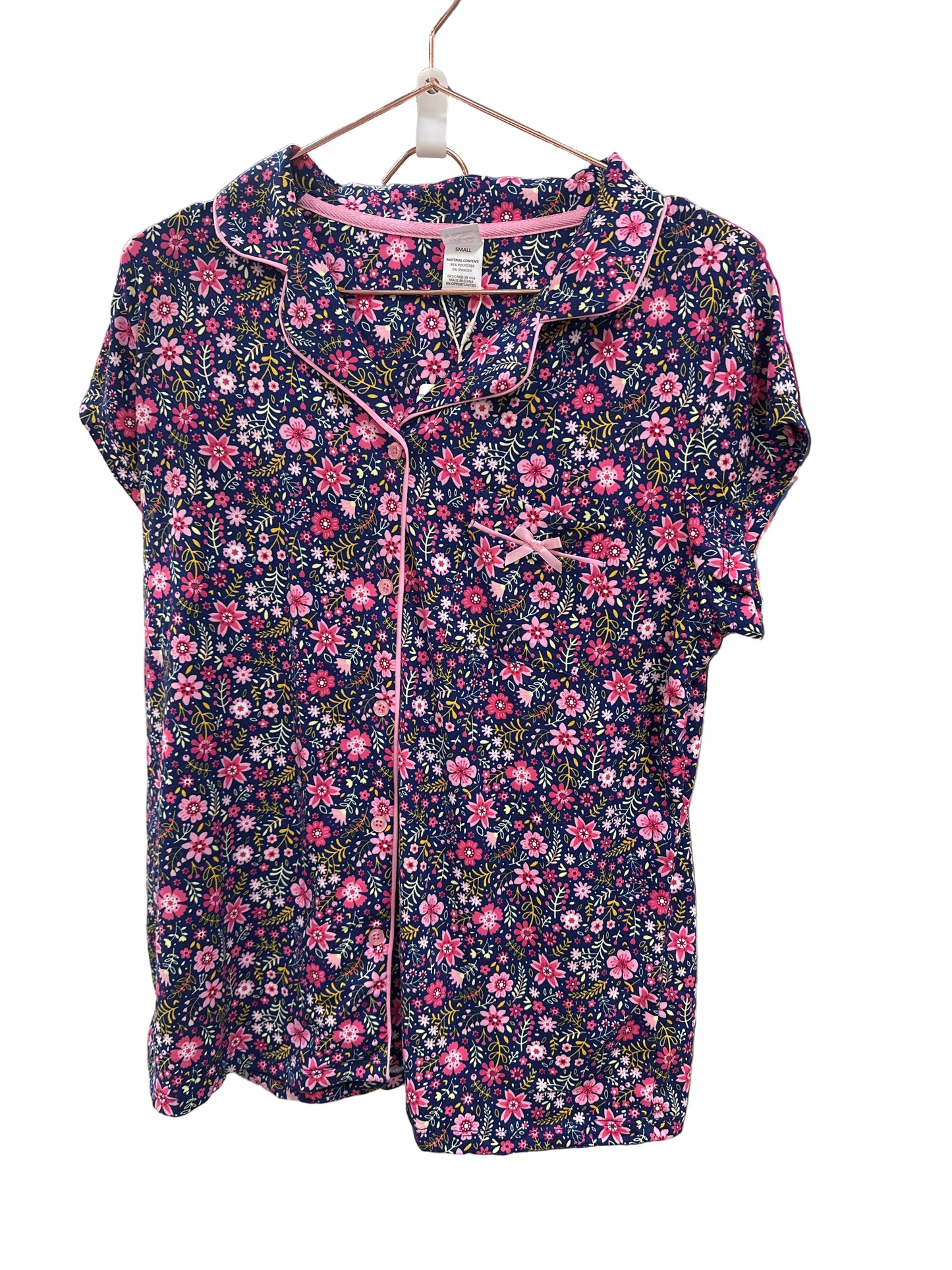 AGGIE AZALEA GARDEN SHORT SLEEVE LOUNGE SET