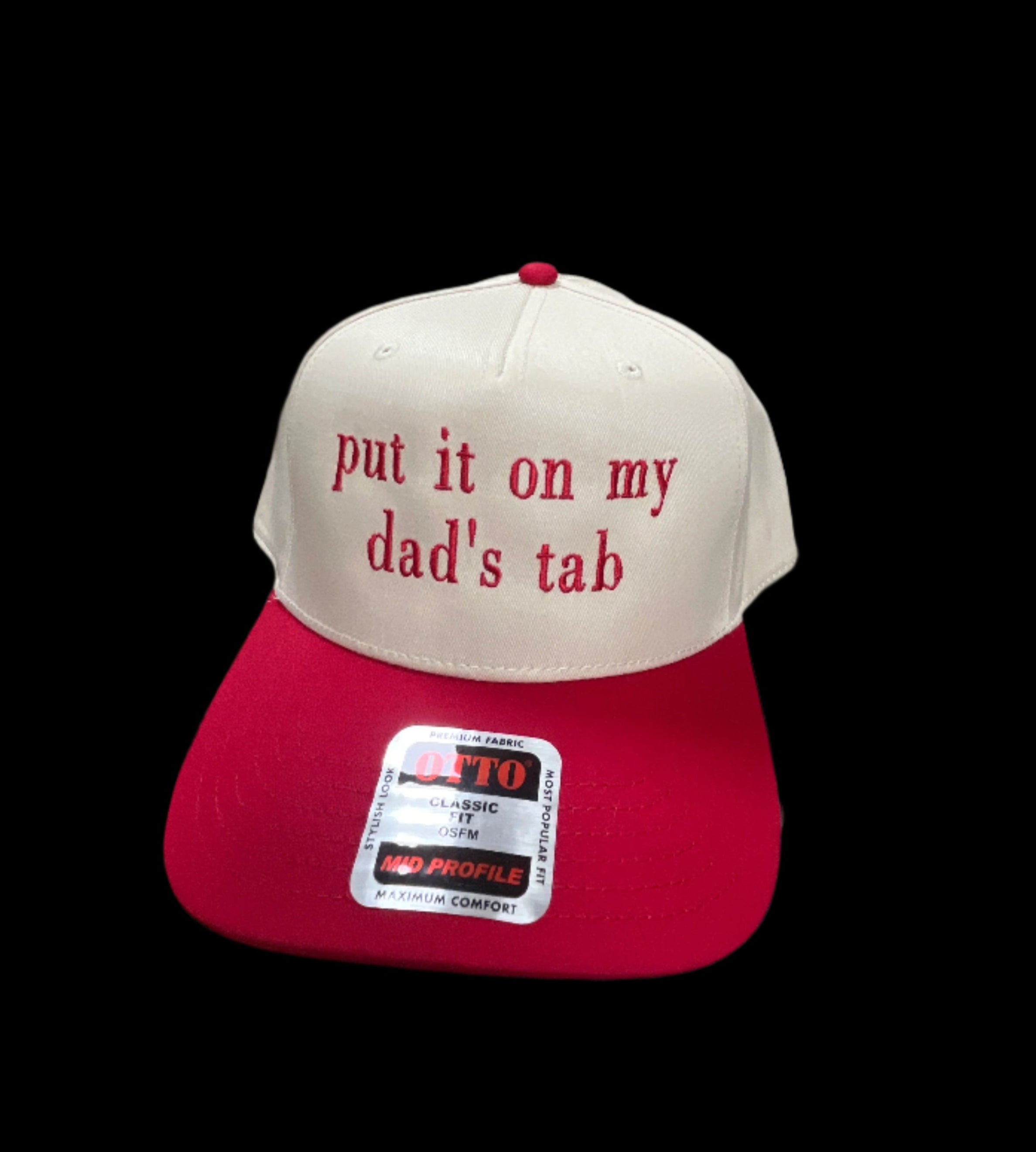 IVORY/RED HAT - PUT IT ON MY DAD'S TAB