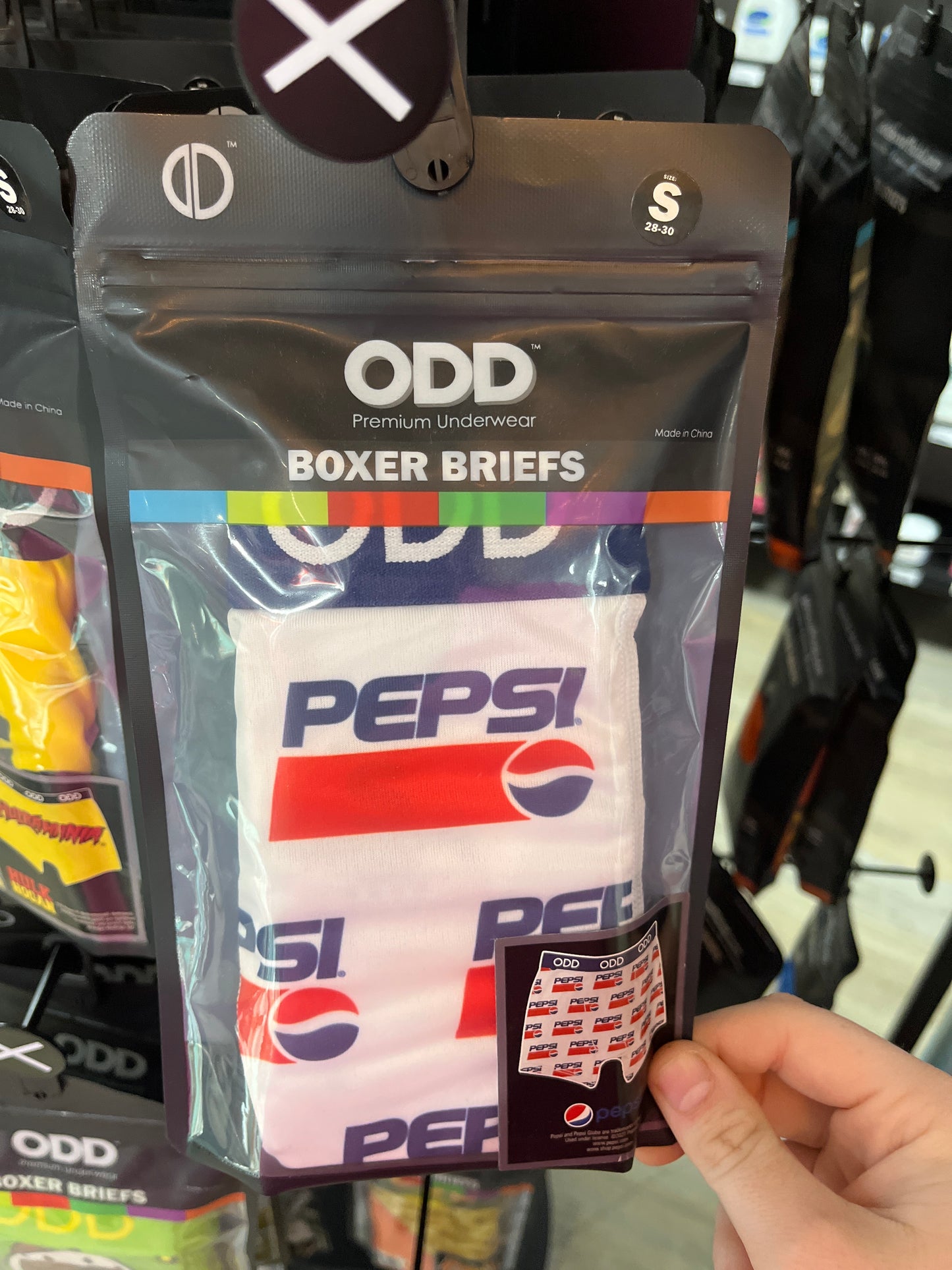 BOXER BRIEFS - PEPSI COOL - S