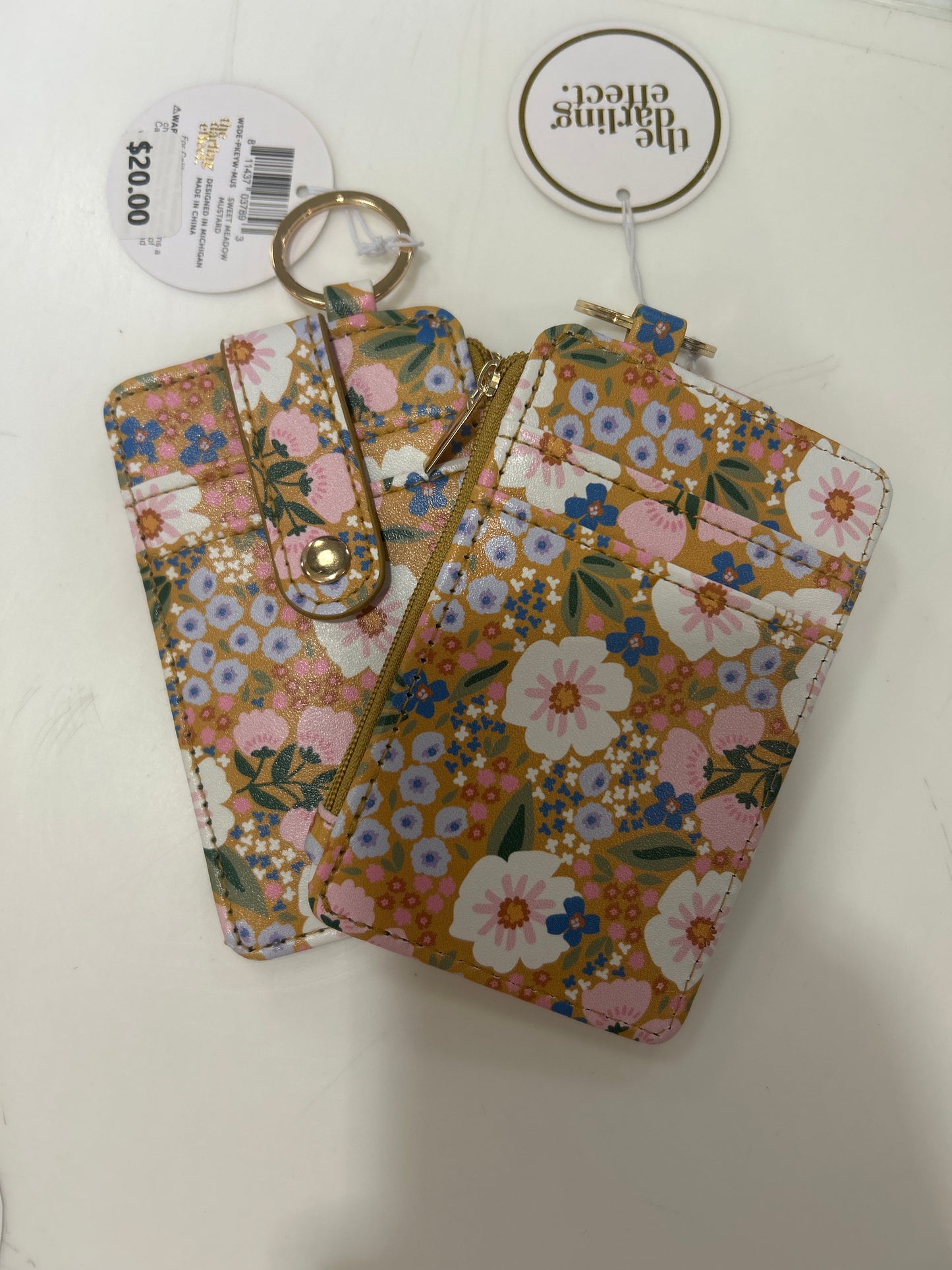 SWEET MEADOW WALLET - MUSTARD