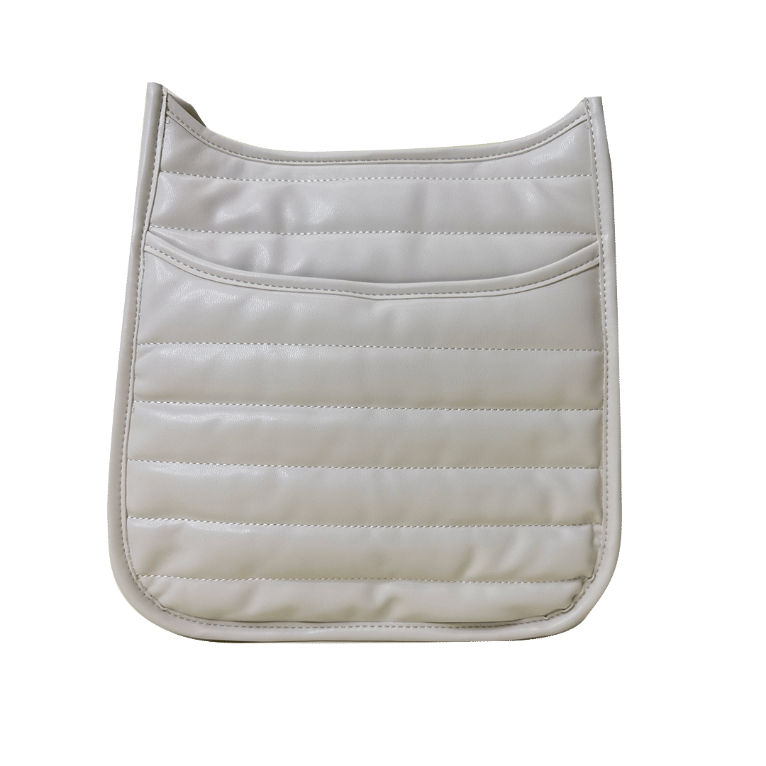 Sarah Quilted Faux Leather Messenger