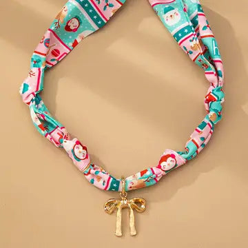 CHRISTMAS SCARF NECKLACES
