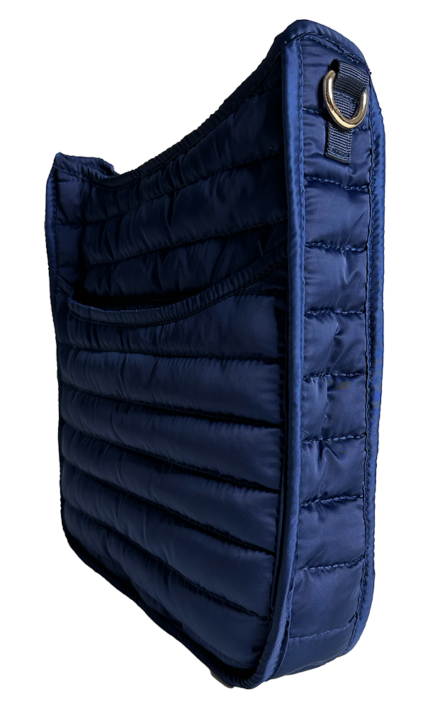 Everly Quilted Puffy Messenger-ASSORTED