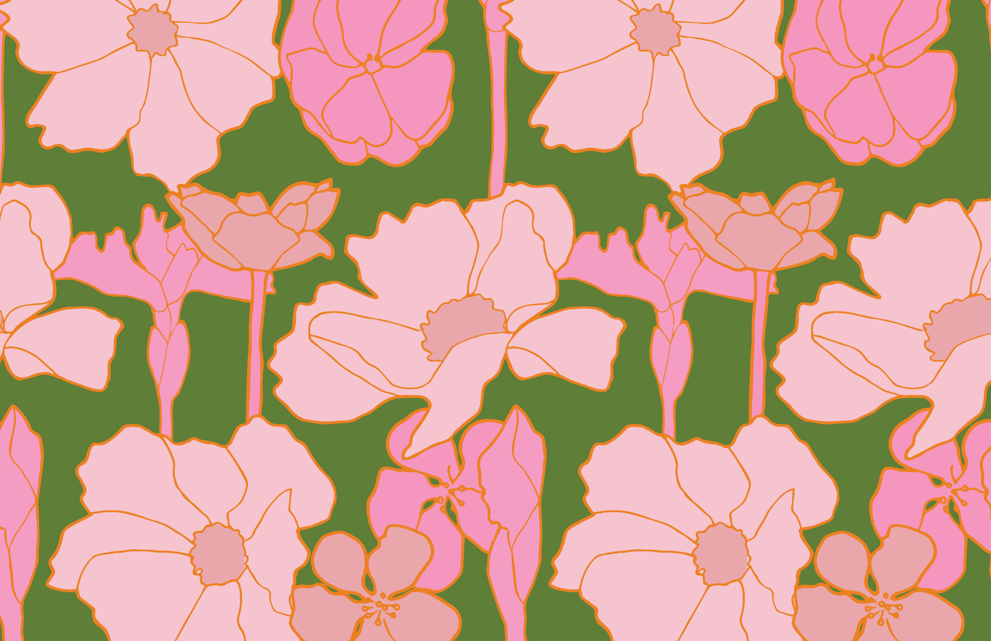 FAB FLORAL insert set of 10