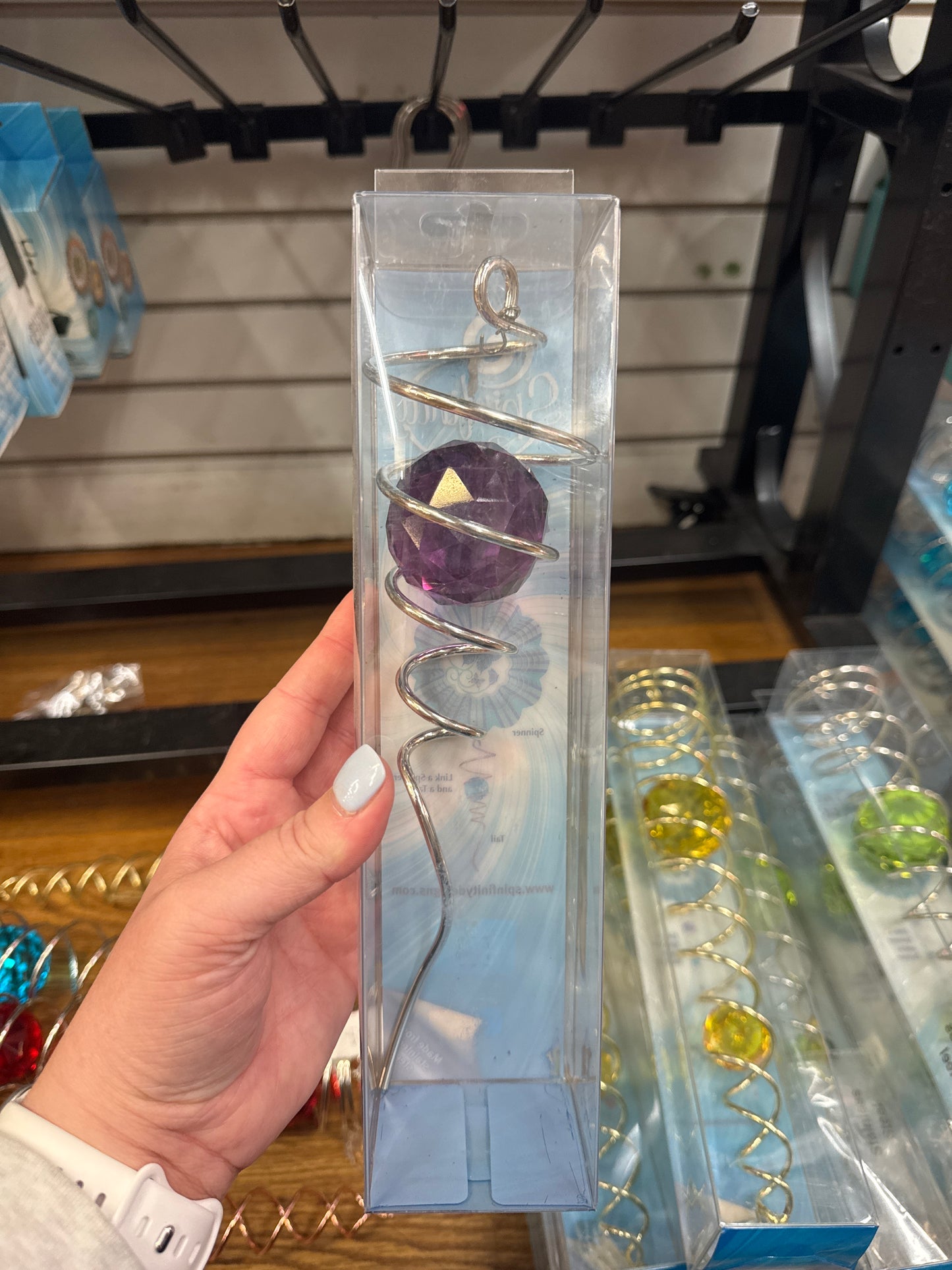 10" TAIL - SILVER/PURPLE