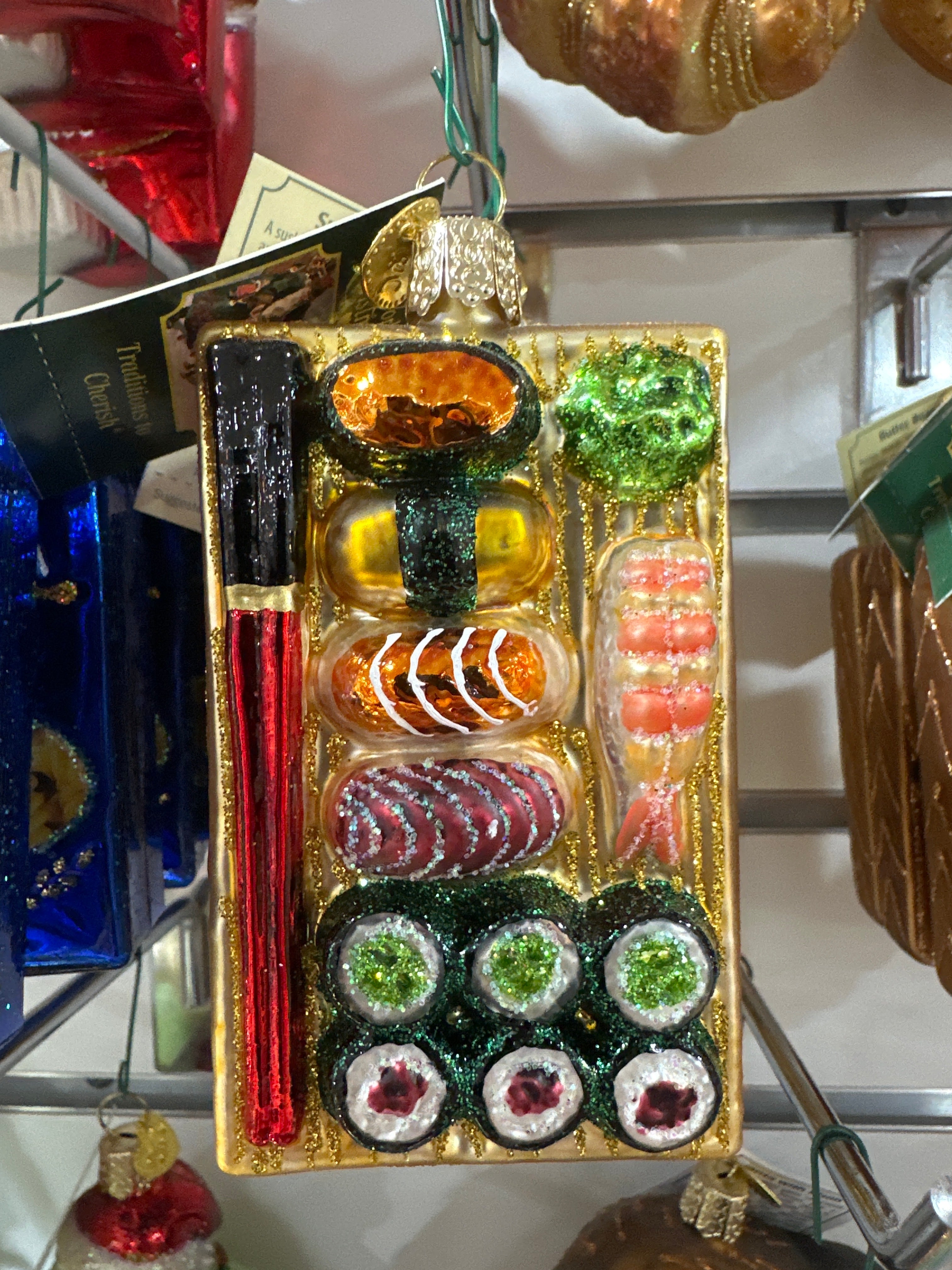 CHRISTMAS ORNAMENT - SUSHI PLATTER