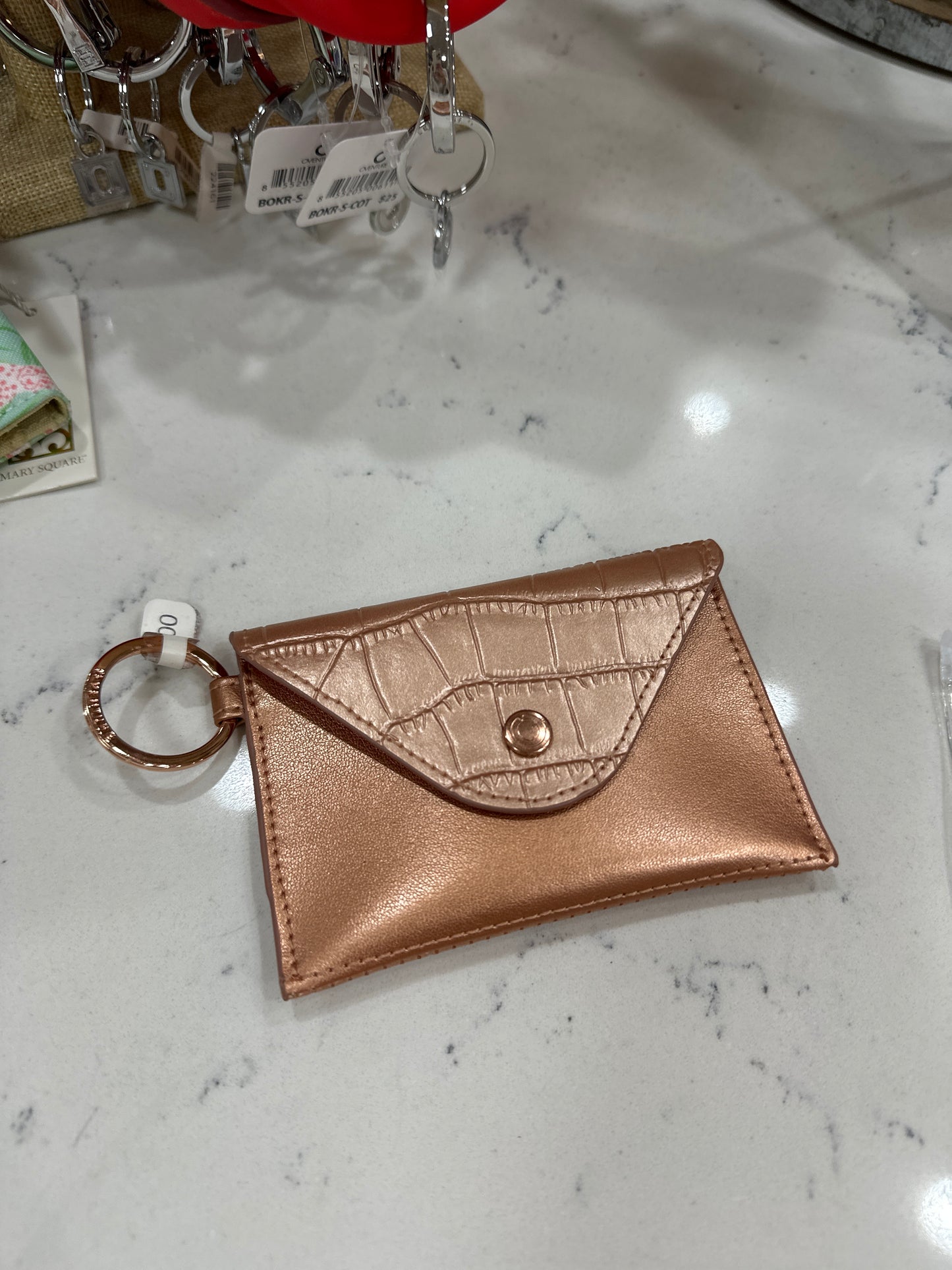 ROSE GOLD MINI ENVELOPE WALLET