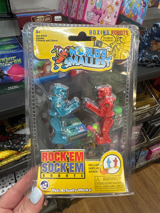 WORLDS SMALLEST - ROCK 'EM SOCK 'EM ROBOTS