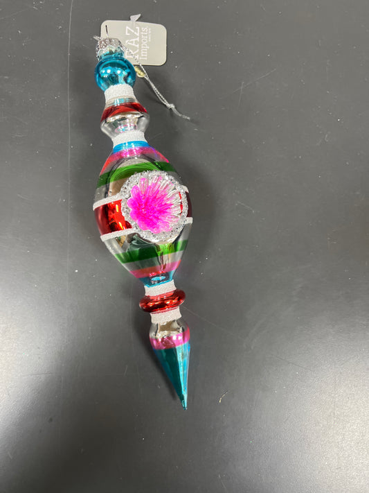 OBLONG FINIAL ORNAMENT 8"