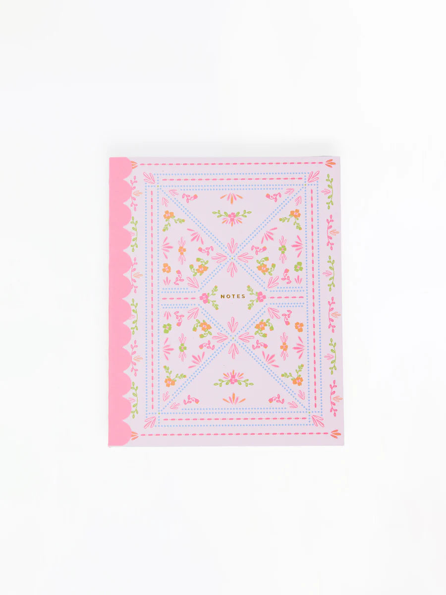 COTTAGE TRELLIS SCALLOP NOTEBOOK - Pharm Favorites by Economy Pharmacy