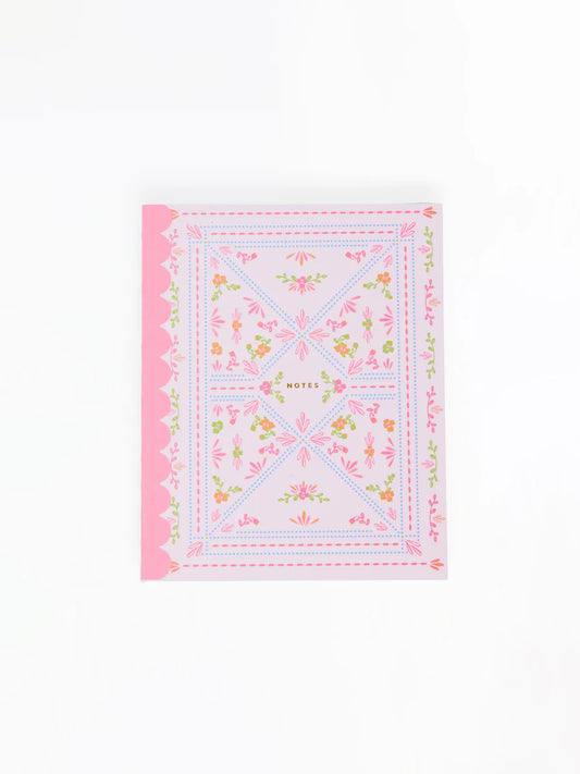 COTTAGE TRELLIS SCALLOP NOTEBOOK - Pharm Favorites by Economy Pharmacy