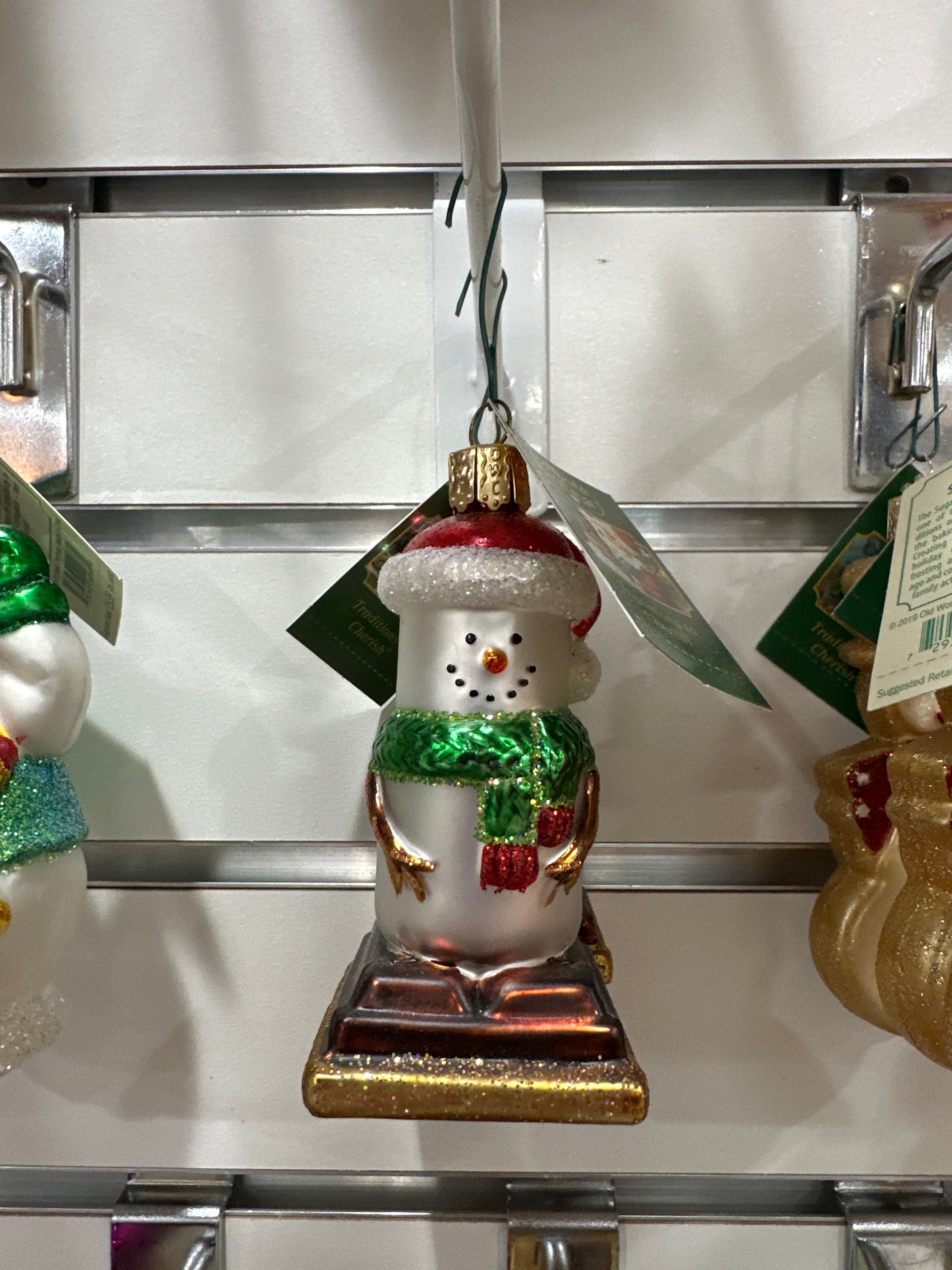 CHRISTMAS ORNAMENT S'MORES SNOWMAN