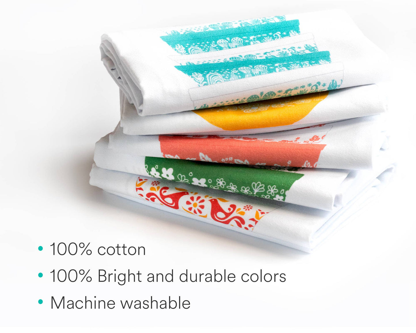 VINTAGE BOWL STACK COTTON TEA TOWEL
