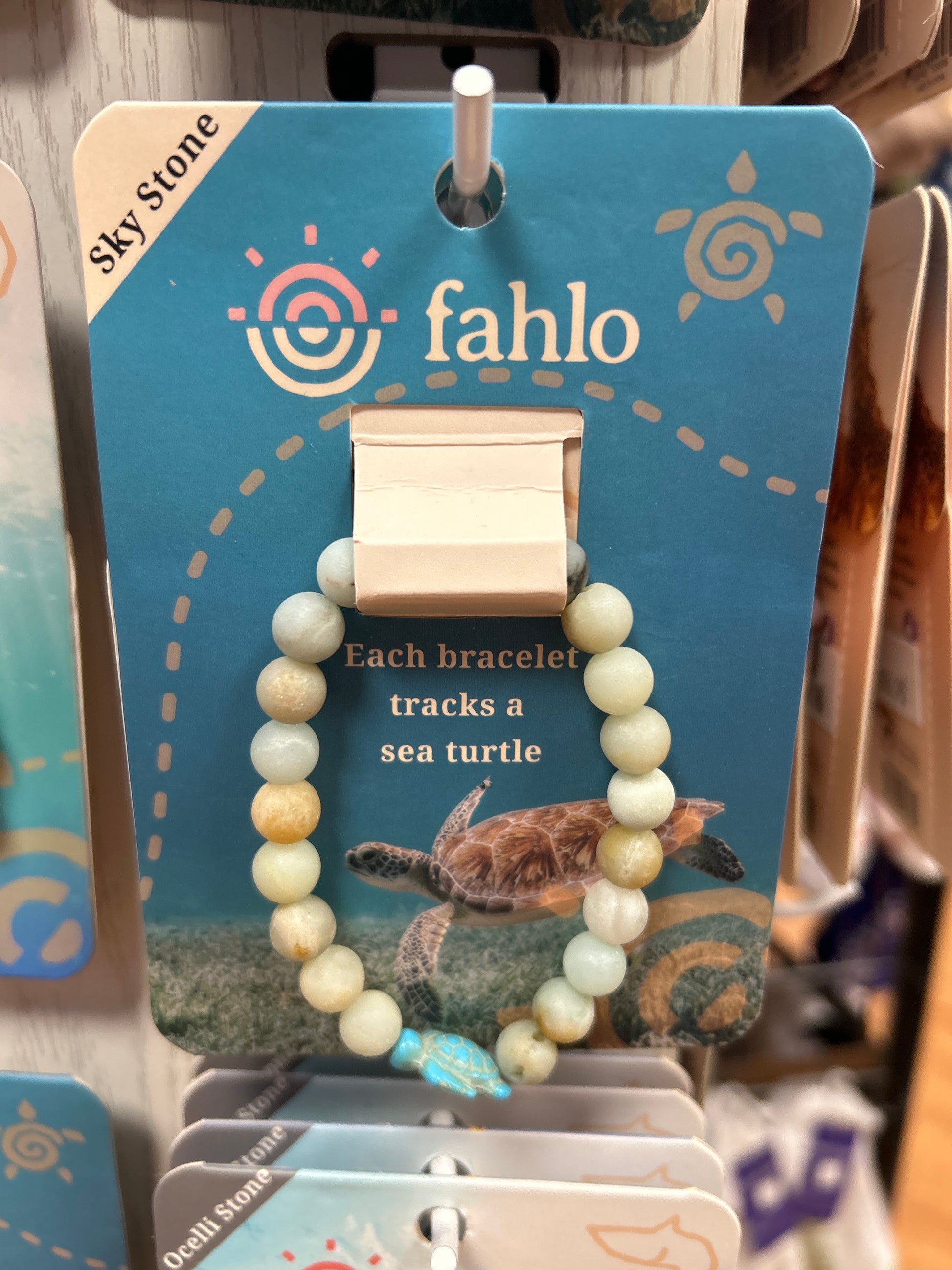 THE JOURNEY BRACELET - SKY STONE - SEA TURTLE - Pharm Favorites by Economy Pharmacy
