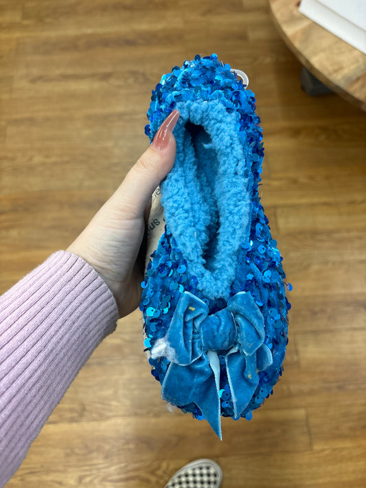 SNOOZIES - BLUE SEQUINS- SMALL