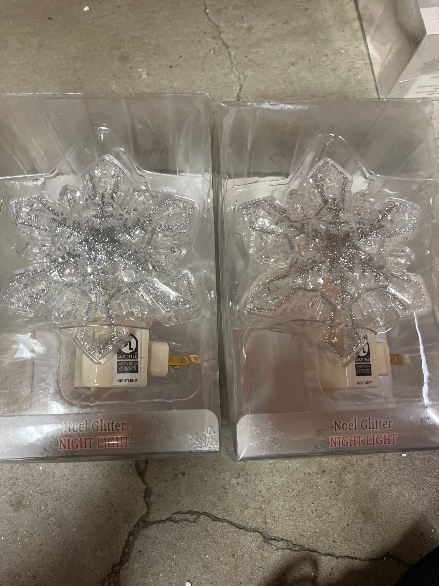 Noel Glitter Nightlight Assortment