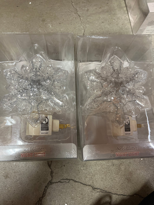 Noel Glitter Nightlight Assortment