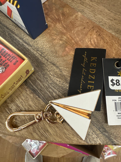 KEDZIE BAG & KEY CHARM