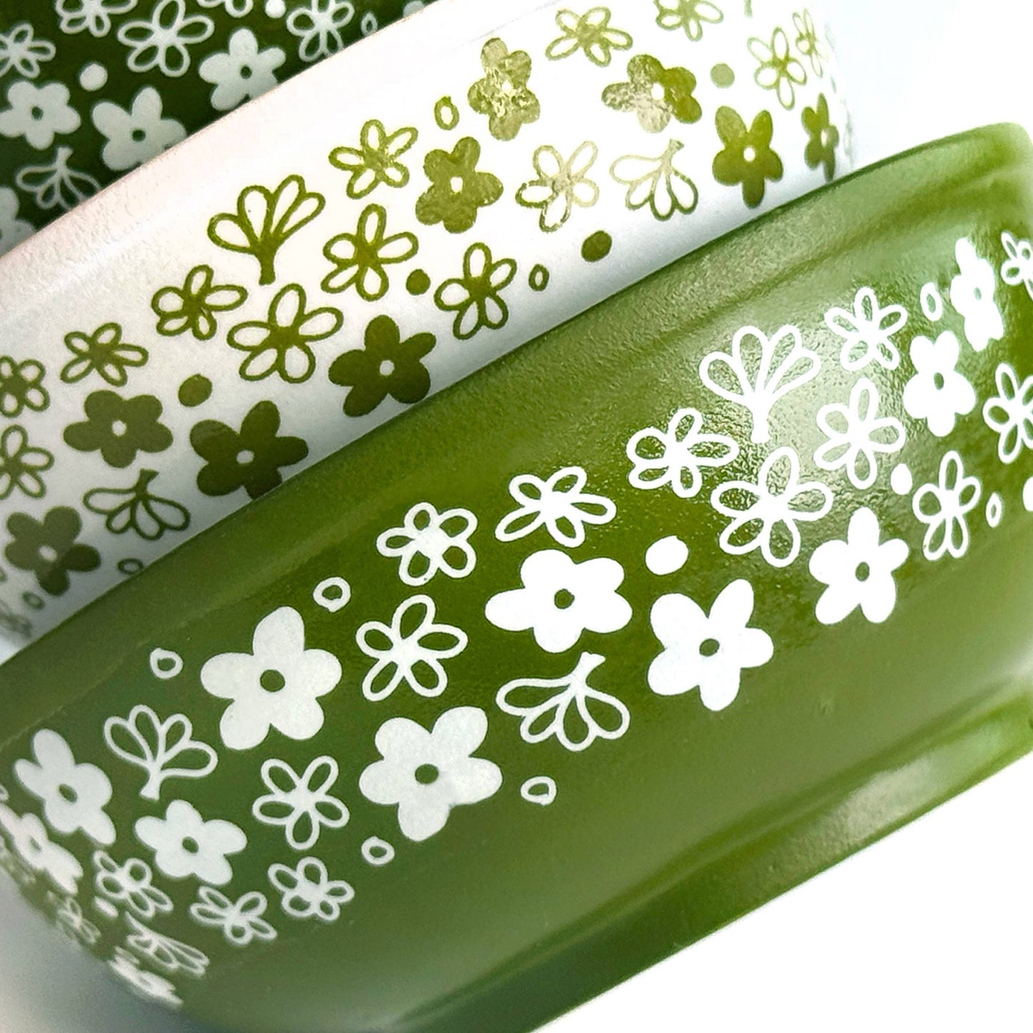 MINI PYREX-INSPIRED BOWL ORNAMENT - RETRO CHRISTMAS DECOR